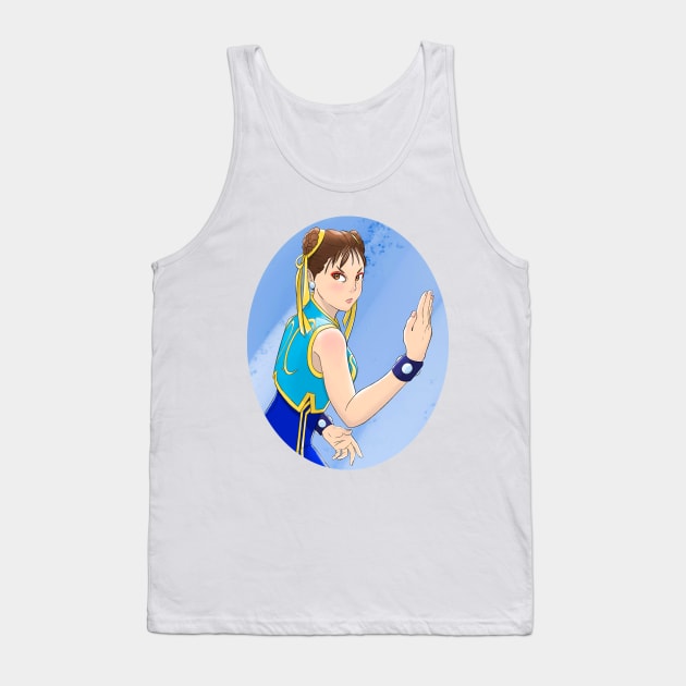 Chun Li Fanart Tank Top by BeltreDog